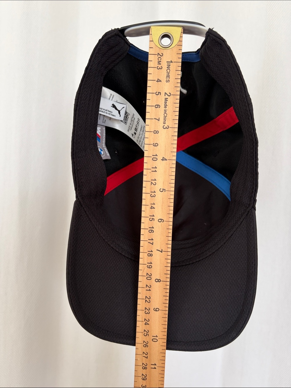 BMW Motorsport Men’s Black Logo Cap - Picture 5 of 8